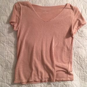 Blush pink knitted top, size small by Aeropostale.